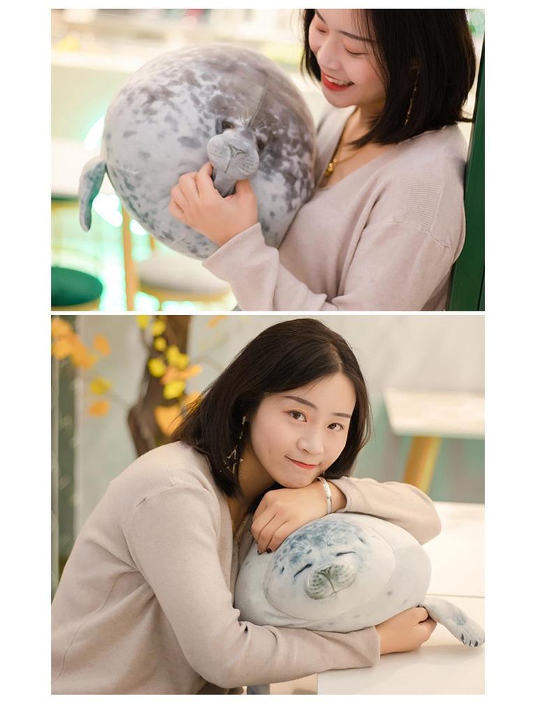 Osaka Ocean Aquarium Cute Soft Seal Plush Hug Pillow