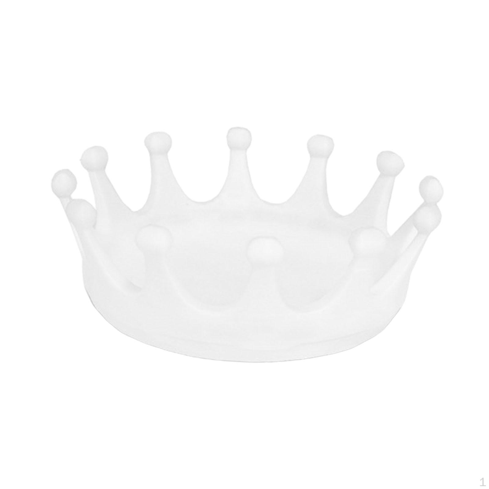 

Crown Shaped Jewelry Tray Holder Birthday Gift Stand Trinket Dish for Ears s