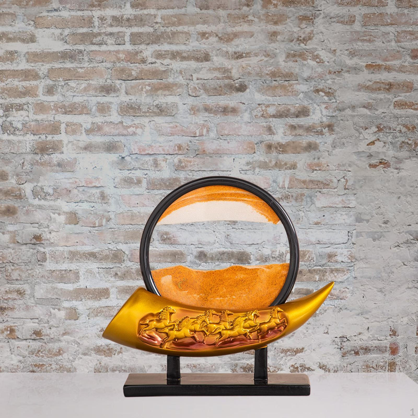 

Динамическая песочная арт-панель для дома и офиса золотистый