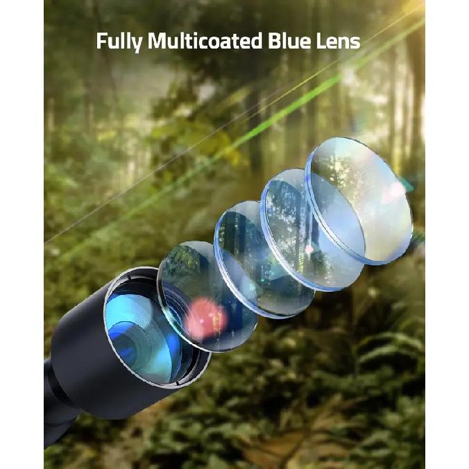 3-9x40 Compact RifleScope Crosshair Reticle with Mounts for Quick Aiming Made Of High-strength Aluminum Alloy