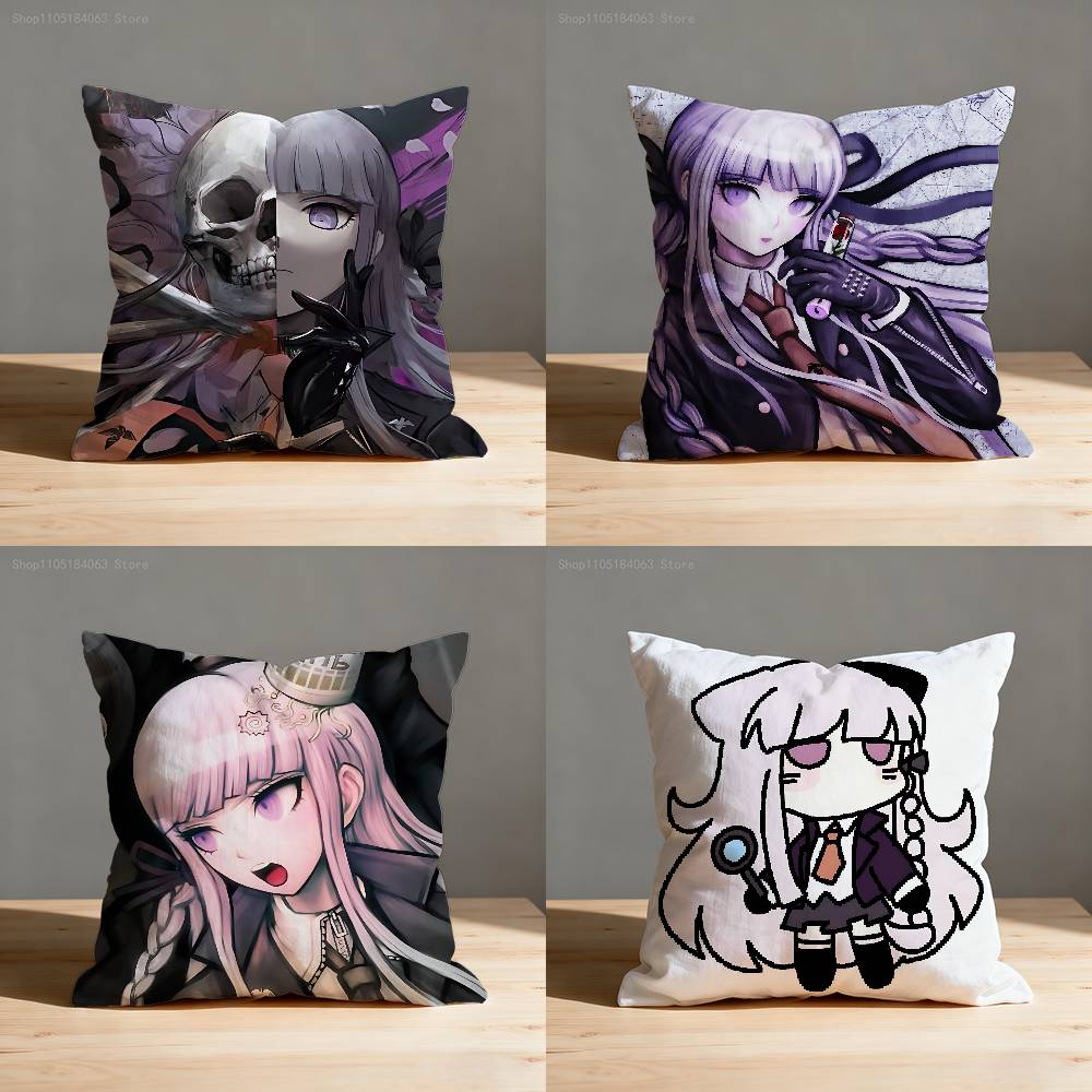 K-Kyoko K-Kirigiri Pillowcases Bedroom Living Room Sofa Home Decor Polyester Cushion Cover with Zipper