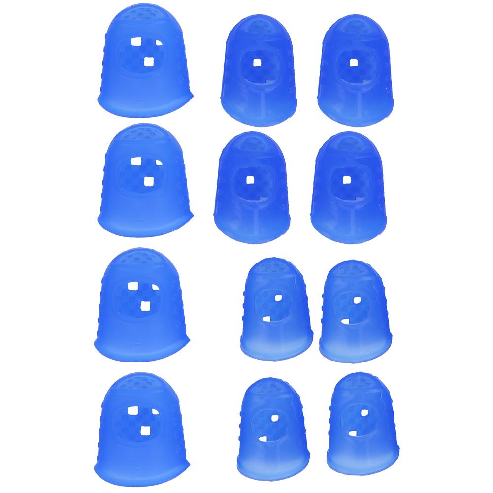 12Pcs Guitar Finger   Cover Silicone Fingertip Guards  or String Instrument Accessory