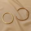 100% Stainless Steel Bangle Men Women 4mm 6mm 8mm Bracelet 3 Colors Leisure Versatile Accessories Valentine Day Gift For Lovers
