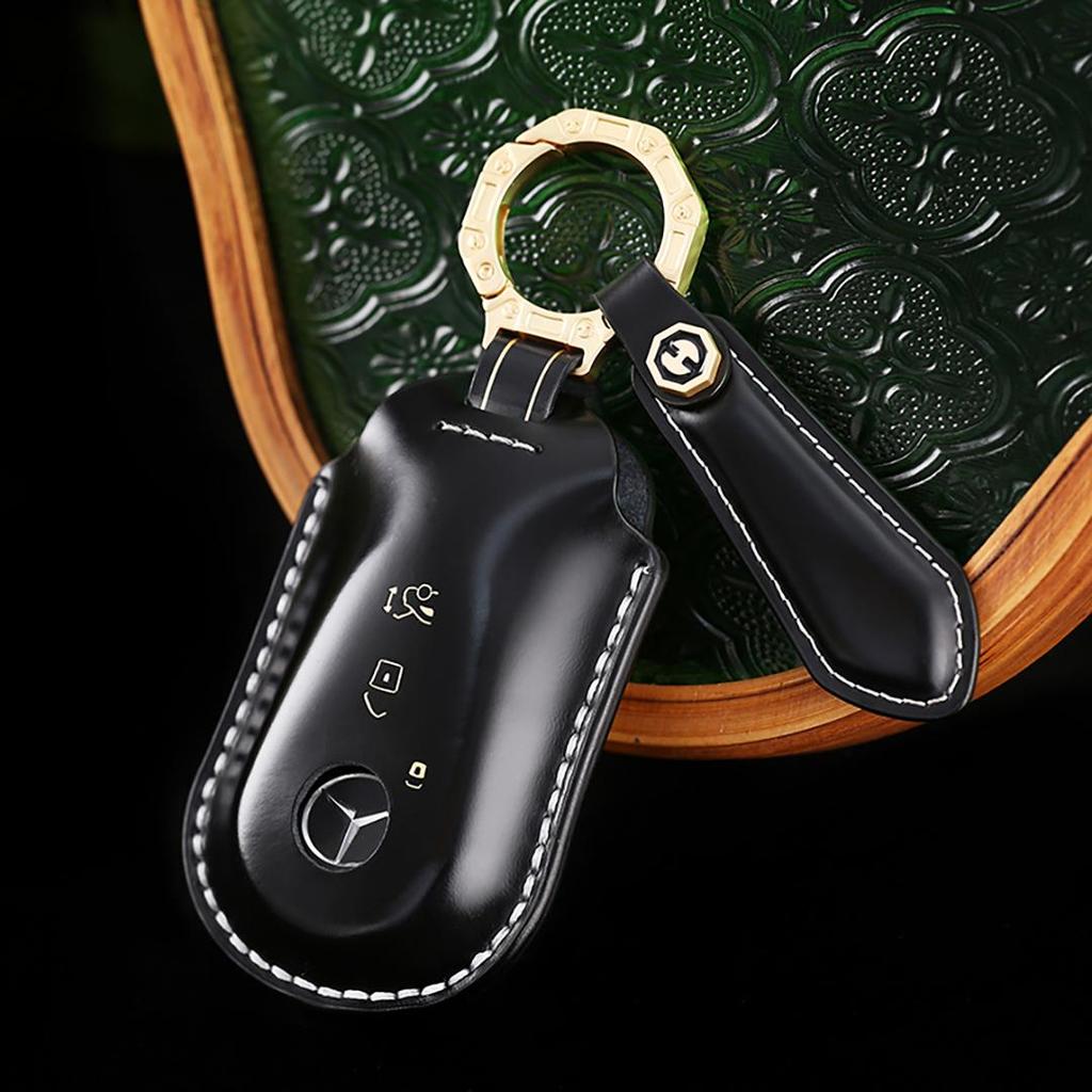 Suitable for Mercedes-Benz Maybach Handmade Cowhide High-End Car Key car key case