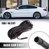 1pcs 5 Pin 15m 49.21Ft Dash Cam Rearview Backup Camera Reverse Extension Cord