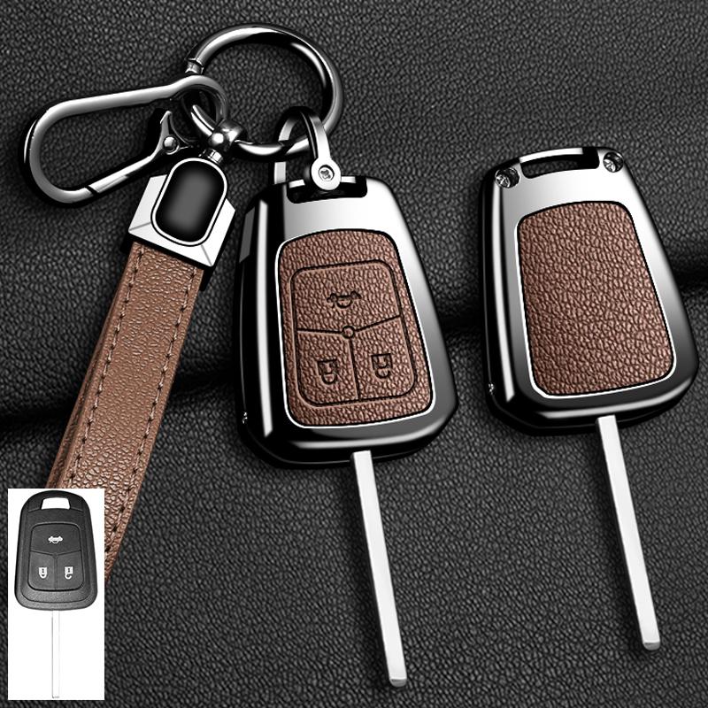 Metal Car Key Case Cover For Chevrolet Malibu Blazer Traverse Seeker Onix Equino Volt Bolt Trax Orlando Cruze Spark Sonic Camaro