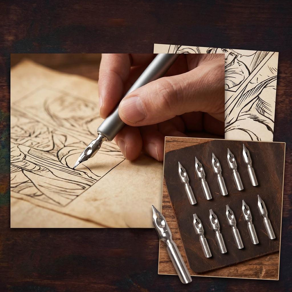 Premium Handcraft Wooden Fountain Pen Dip Pen Smooth Writing Experience Ideal For Professional And Enthusiasts Notes