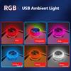 USB Car Ambient Lights, LED Color Changing Night Light Without Modification for Car Interior & Home Indoor Decoration Lamp