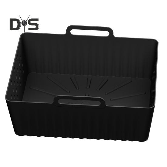 2ks silikonové vložky vzduchové fritézy pro Ninja SL401 2košové vzduchové fritézy Příslušenství k opakovaně použitelnému hrnci Nepřilnavý tepelně odolný pekáč pro bezpečné a zdravé