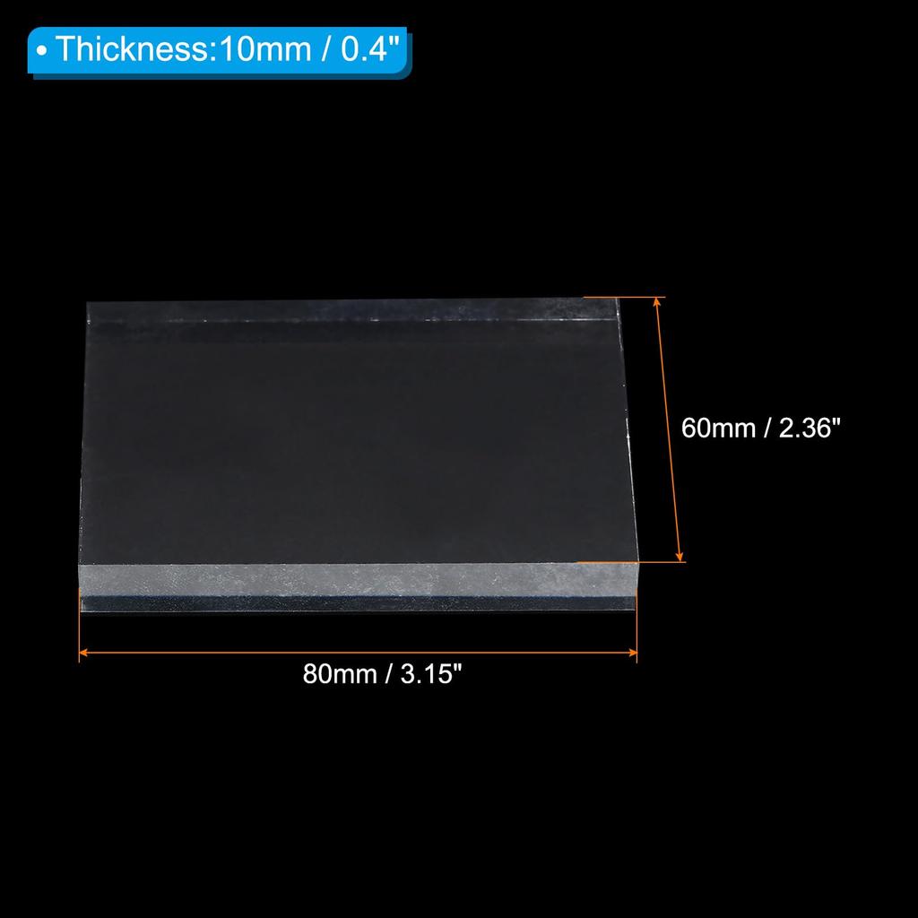 PATIKIL Acryl Stempelblöcke mit Raster 1 Stück Klare Stempelblöcke für DIY Karten Dekorative Montageblock Set Linien, Scrapbooking, Basteln, Herstellen,