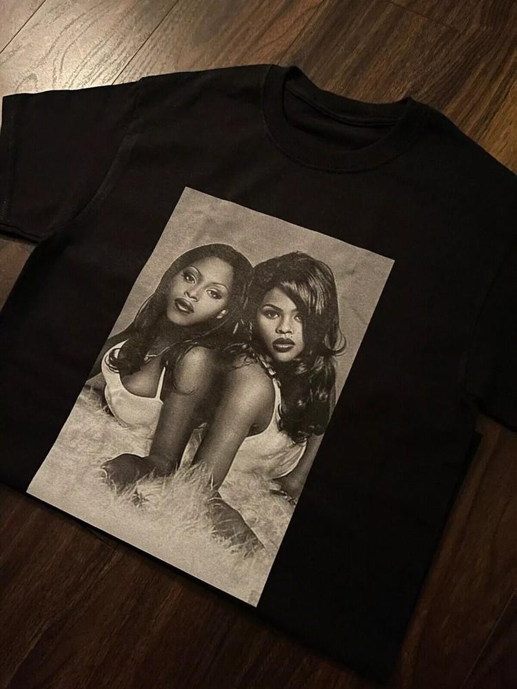 Rap Lil Kim And Foxy Brown Shirt Classic Black Unisex Size S-4XL Unisex T-Shirt XL
