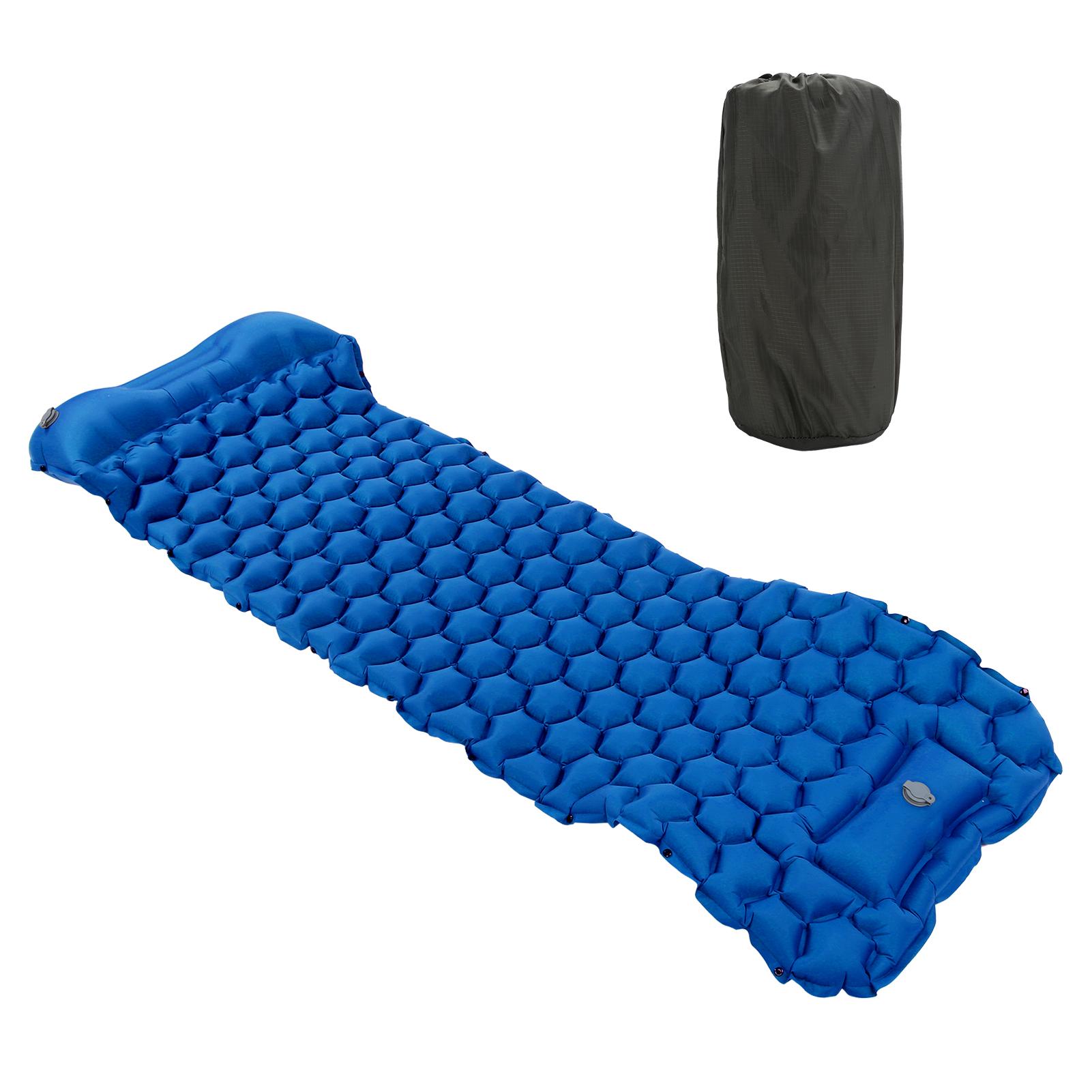 

Кемпинг спальный коврик коврик для ног надувная подушка матрас для палатки походов TravelOrange синий