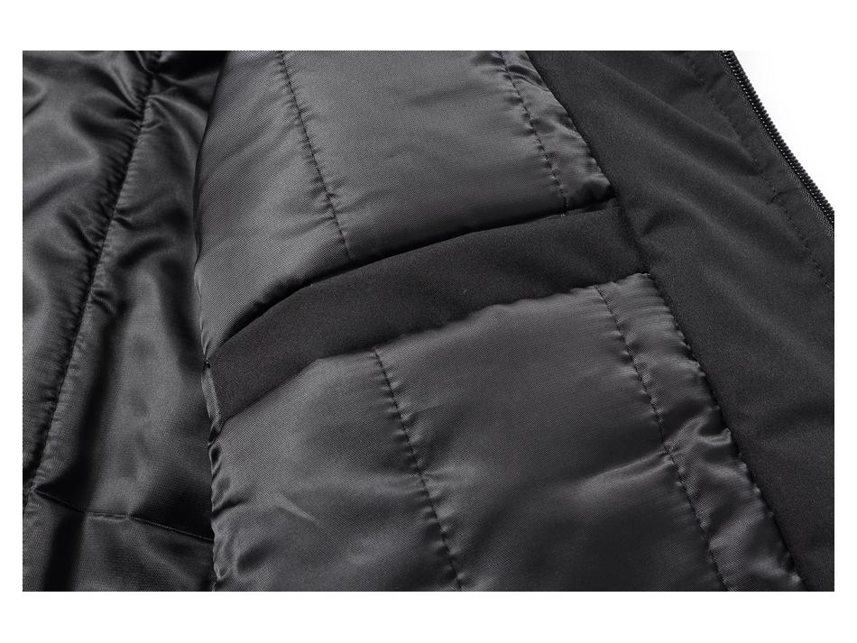 BLACKHOOP Unisex Winterjacke mit Kapuze aus Baumwolle – Funktionelle Outdoor-Bergjacke