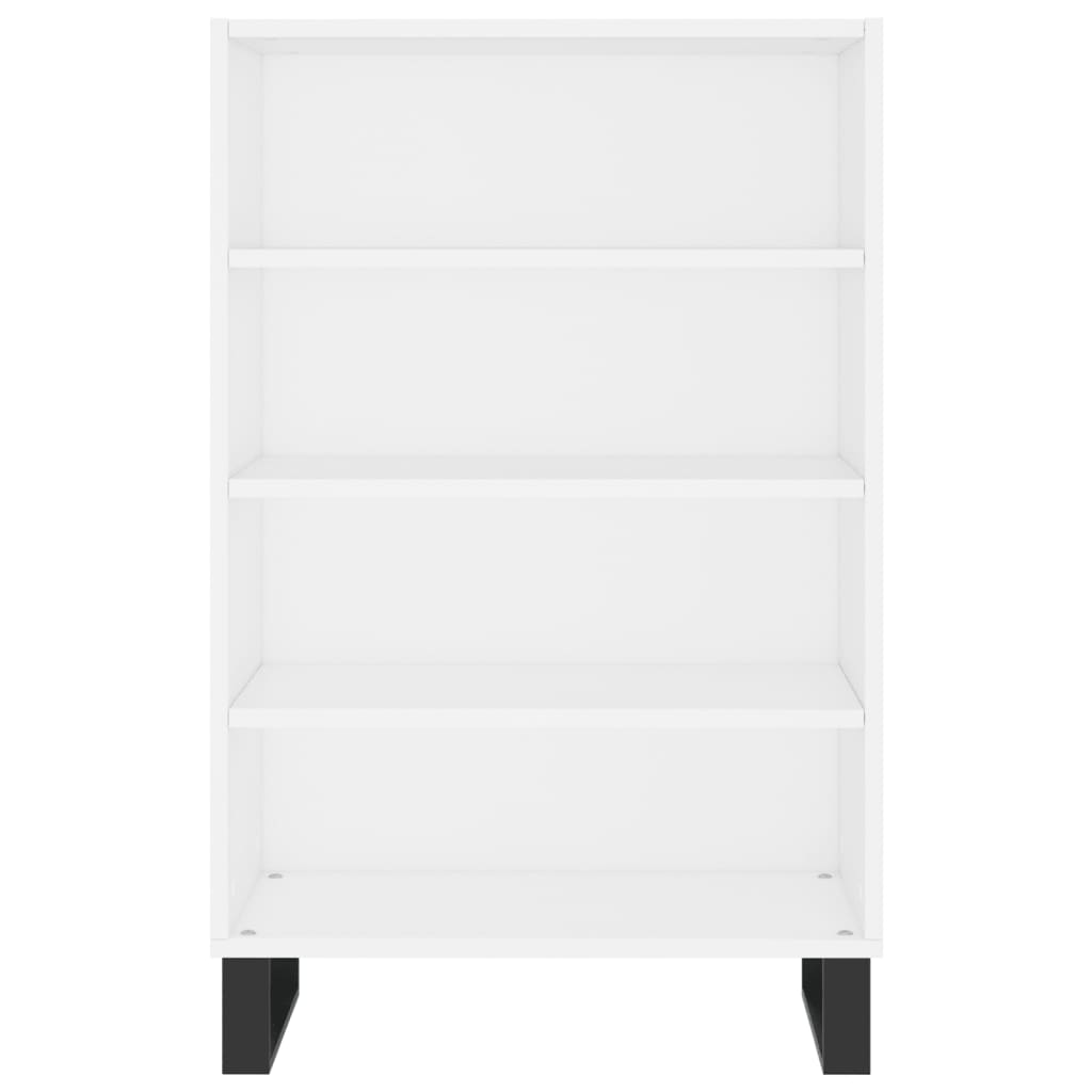 Highboard In White 57 X 35 X 90 Cm Particleboard