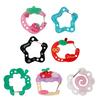 Carabiner Keychain Star Strawberry Cake Shape Key Chain Hook Everyday Carry Accessory