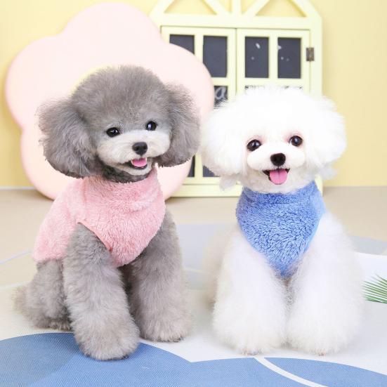 Stilvolle Universal-Polyester-Hundeweste „Good Luck“ Haustier-Schlafanzug für den Winter