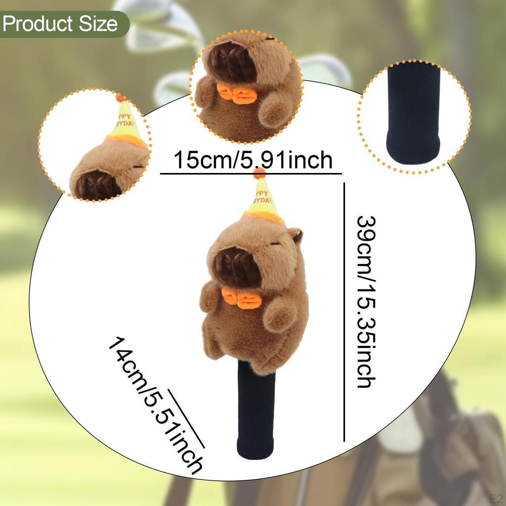 Capybara Golf Club Headcover for Fairway Wood, Scratch Guard Sleeve