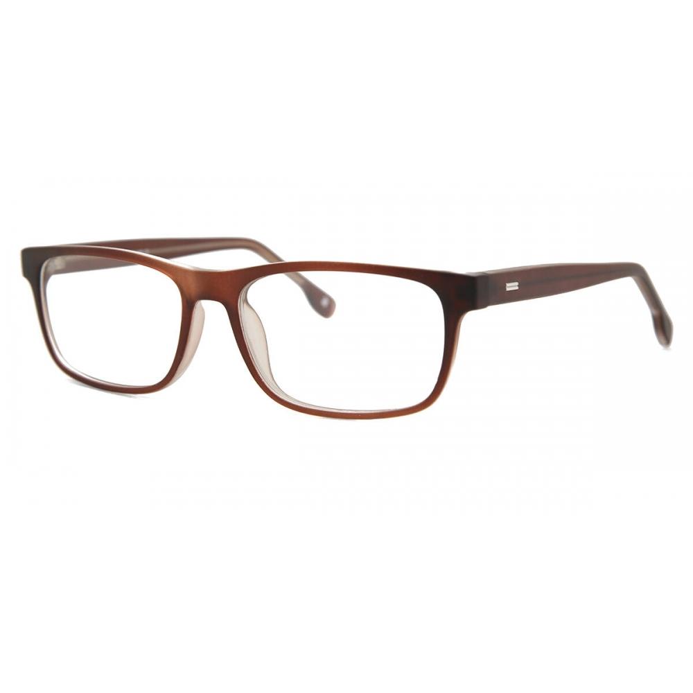 Full Rim Square Matte Brown Smartbuy Collection Graslands Cp122e Fashion Unisex Eyeglasses
