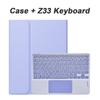 For Samsung Galaxy Tab A9 Plus 11 inch Case, Keyboard Case for Samsung Galaxy Tab A9+ 11 inch SM-X210/X216/X218