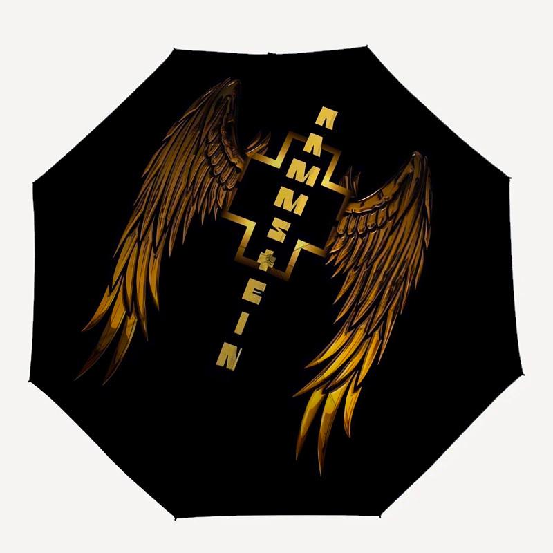 1pc Winged Cross Symbol Umbrella with Plastic Handle,Suitable for All Seasons Home Travel Outdoor UmbrellaM1033