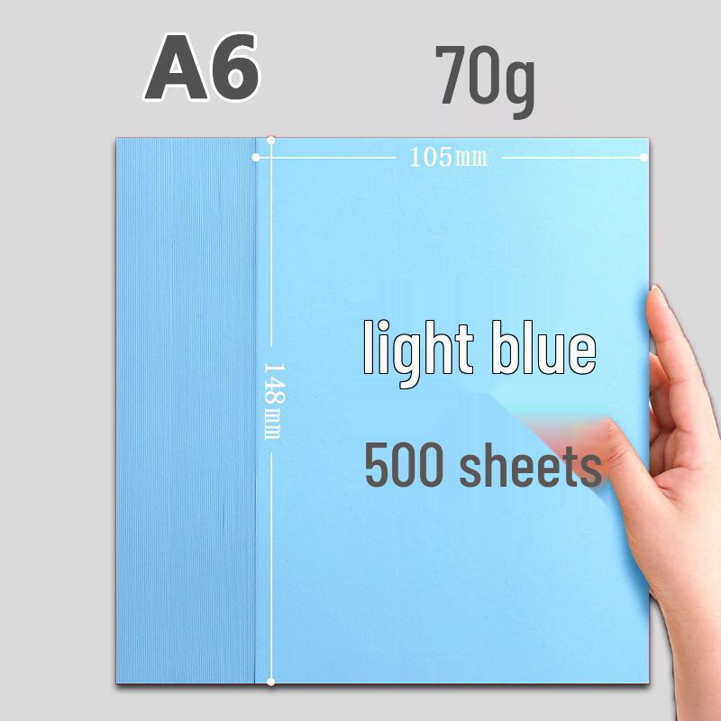 Colored Craft and Drawing Paper for Children - A6 Size, Ideal for Kindergarten Projects and DIY Art