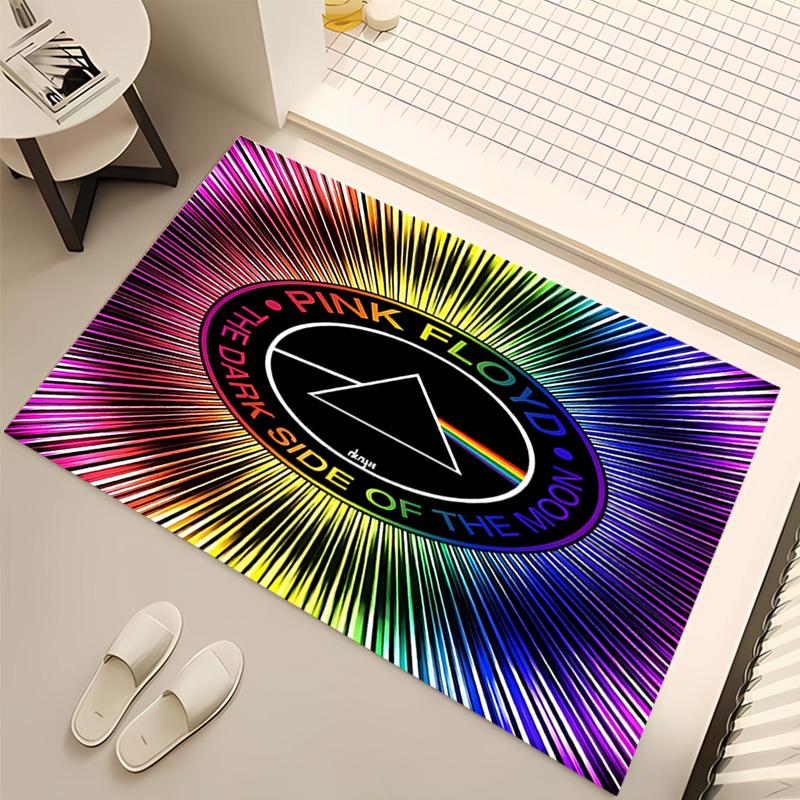 Rock Band P-Pink F-Floyd Print Area Rug - Soft,Washable Non-Slip Indoor Mat,Living Room,Home Office Decorative Rug