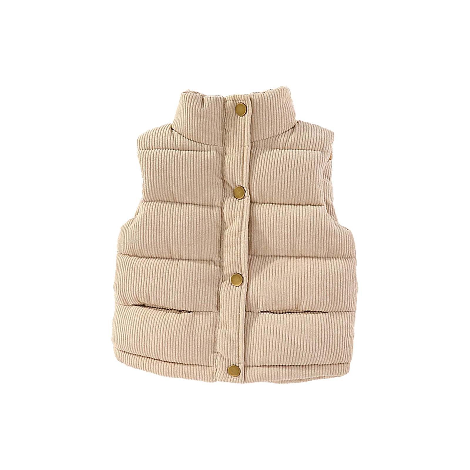 

Kids Vest - Thickened Sleeveless Jacket 120 бежевый
