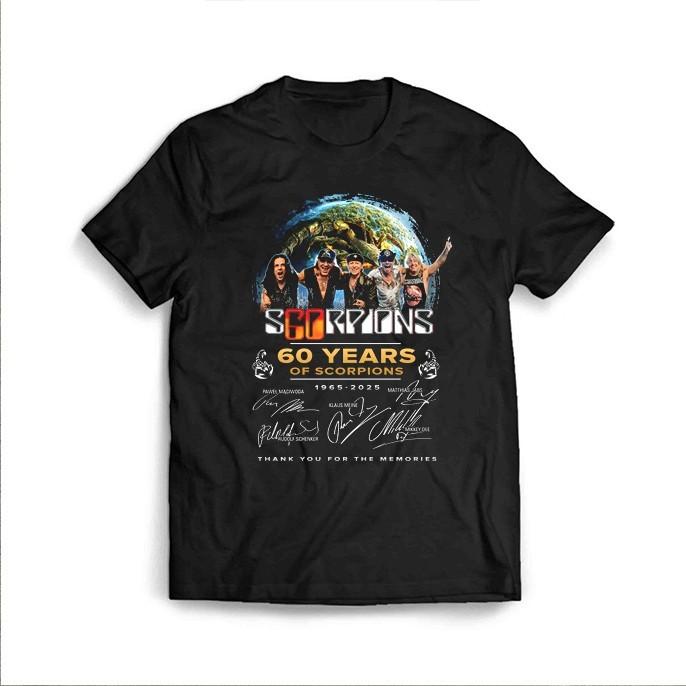 

New SCORPIONS 60 YEARS TOUR 2025 Gift For Fans Unisex S-5XL Shirt SS432 Unisex T-Shirt S