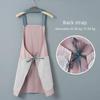 Women's Waterproof PVC Apron with Cooking Sleeves - Oil-Proof, Customizable, Half-Length Waist Design