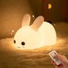 USB Rechargeable Nordic Luxury 3D Hotel Room Night Light Modern Smart Home Decor Lamp Touch Huggable Led Baby Kids Animal