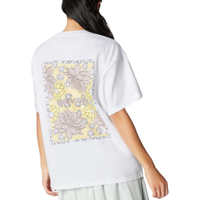 Converse DESERT T Shirt Women's White 10024662-A01
