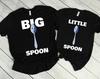Big Spoon Little Spoon Shirt, Couple Shirt, Big Spoon And Little Spoon, Funny Couples Shirts, Matching Shirts, Spoon
