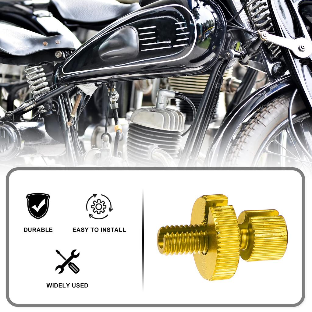 uxcell M8 Brake Clutch Cable Line Adjuster Screw Adjuster Screw Adjuster Bolt with Slot