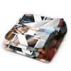 Nina Chuba Music Singer Blankets  Warm Aesthetic Plush Throw Blanket For Boy Girl Couch Chair Flannel Bedspread Bed Cover