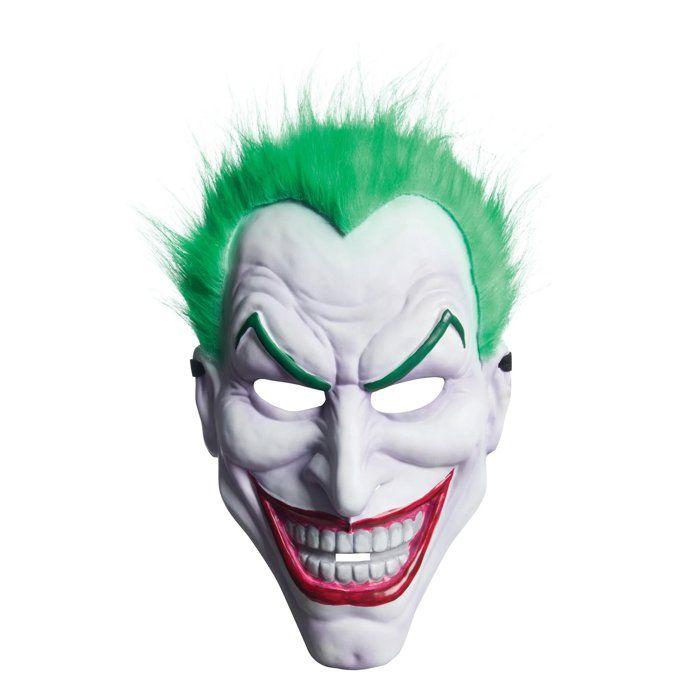 Déguisement Joker adulte avec masque et perruque - Blanc, Vert, Rouge