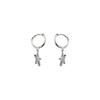Luxenter 925 Sterling Silver Earrings and Brilliant Rhodium-Plated Zirconium - Tuthe