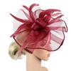 Stylish Fascinator Headdress British Retro Wedding Feather Hat Headband  Ascot Race