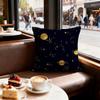 Constellation Pattern Cushion Cover Set of  Decorative Short Plush Pillow Covers for Sofa Soft  Cushion Case X Cm