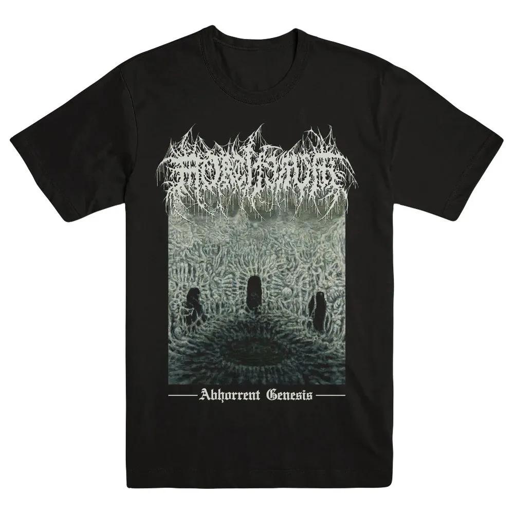 Unisex Short Sleeve Crew Neck Cotton T Shirt Mortiferum Abhorrent Genesis L