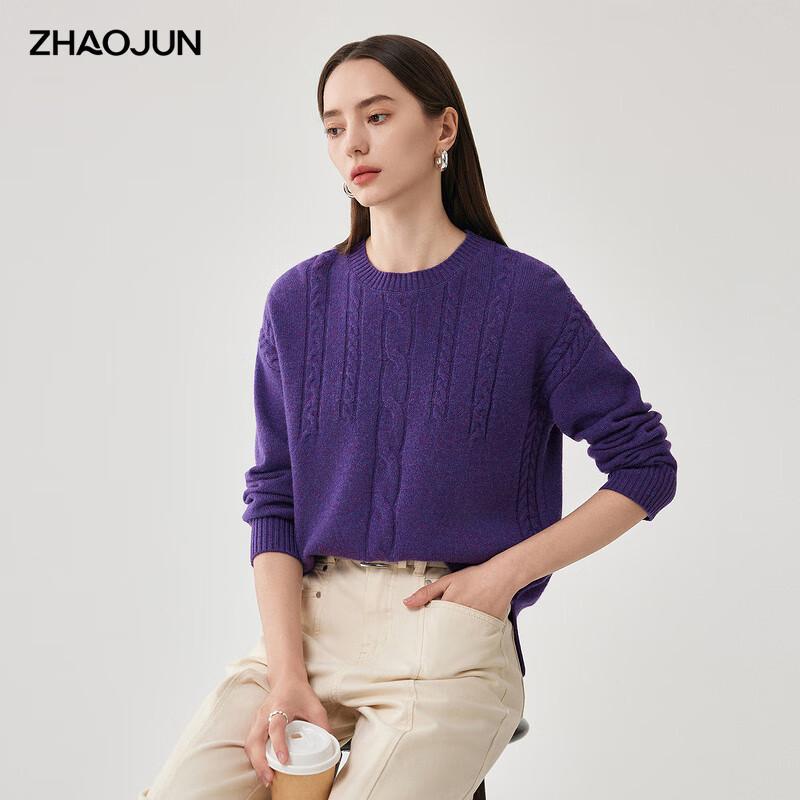 

Women s Cable Knit 100% Wool Sweater L