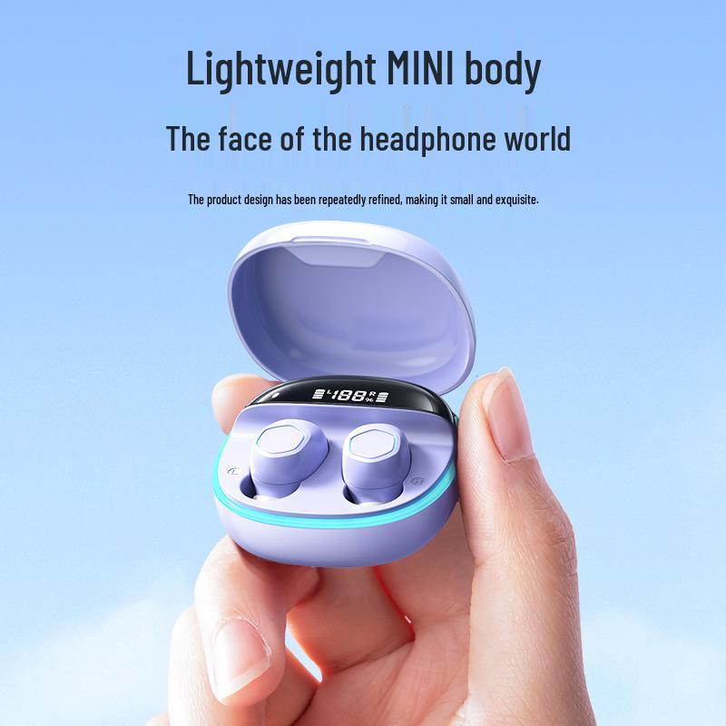 M13 True Wireless Bluetooth Headphones: Transparent In-Ear Design, Smart Display, Noise Cancelling, Long Battery Life.