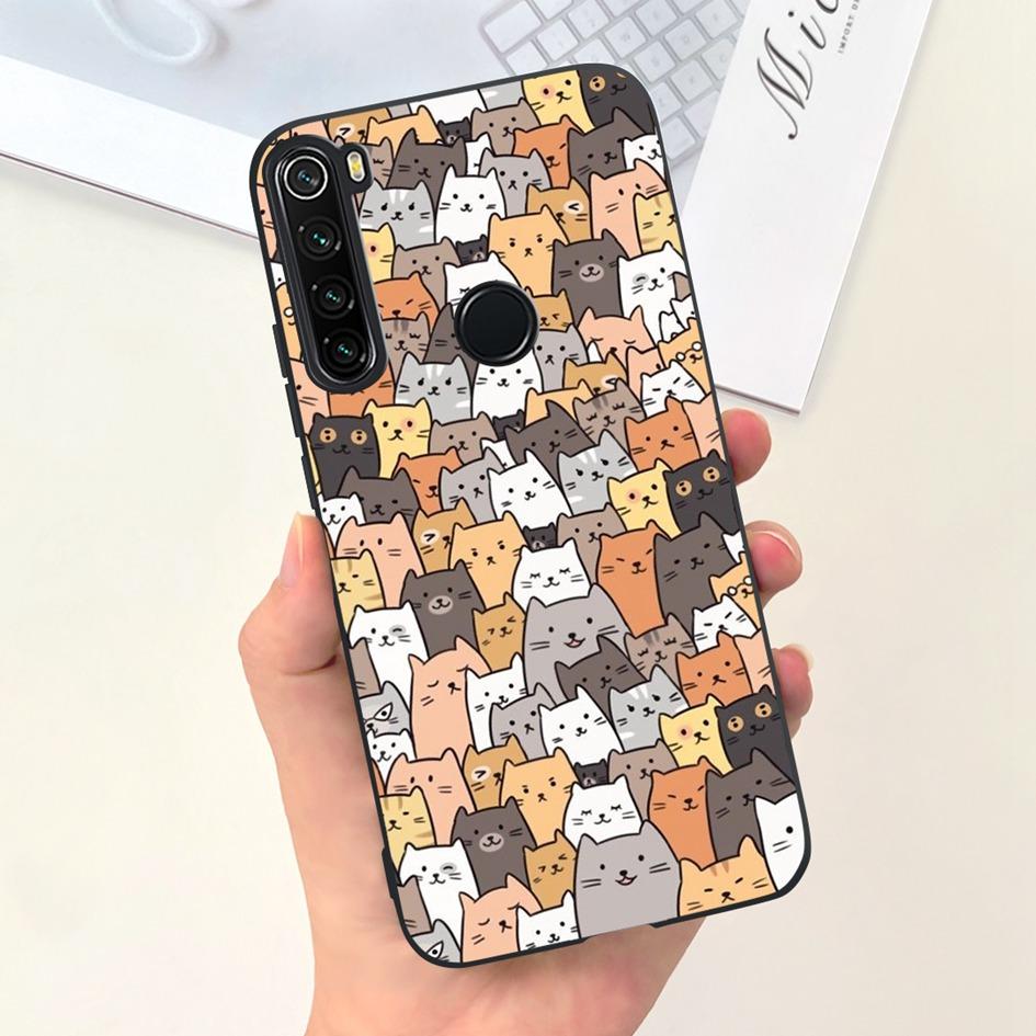 For Phone Cover Xiaomi Redmi Note 8 8T Case Popular Flower Slim Soft Silicone Coque For Xiaomi Redmi Note 8 Pro Note8 8 T Fundas