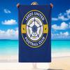 Quick Dry Beach Towel Leeds United Pattern, Lightweight Absorbent Towel for Pool Beach Vacation Use