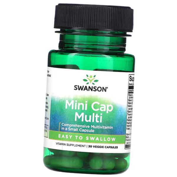 

Comprehensive multivitamin complex, Mini Cap Multi, Swanson 30 vegcaps (36280238) 30vcaps