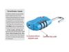 TSA338 Password Lock for Suitcases, Zippers, Gym Lockers & Luggage