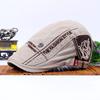 Cotton Cap Men's and Women's Forward Hat British Retro Newsboy Hat Outdoor Casual Sunscreen Visor
