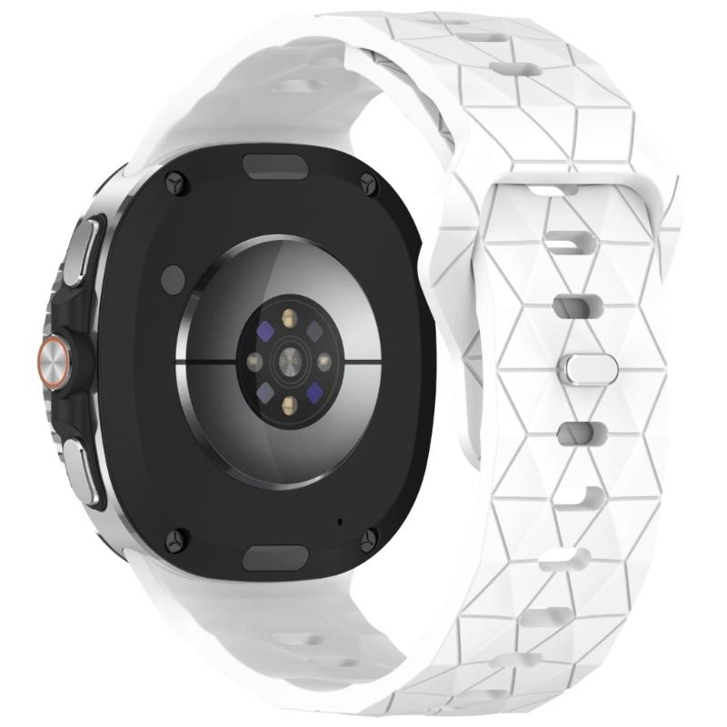 Adjustable Soccer Texture Watch Band For 8 Lightweight Breathable Silicone Gym Office Daily Use