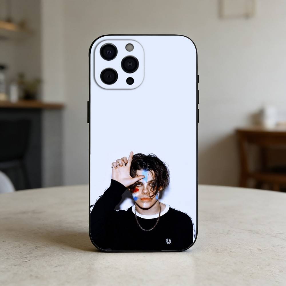 Singer Y-Yungblud YB Phone Case For iPhone 17,16,15,14,13,12,11 Plus,Pro Max,SE4Soft Silicone Black Cover iPhone13
