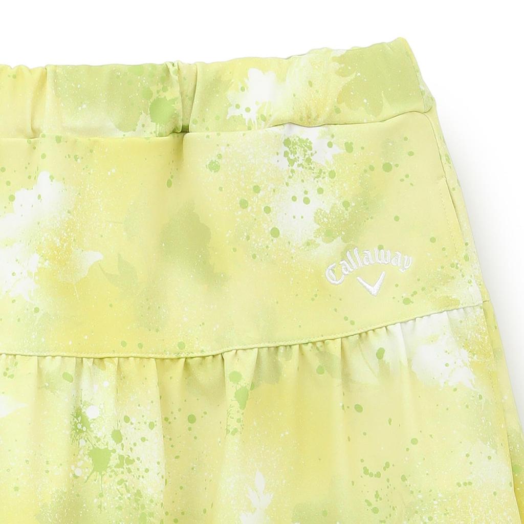 Callaway Floral Print Stretch Skirt for Golf Women's (Yellow, C24128209)