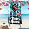 Name Custom Gabby Print Beach Towel, Large Soft Quick Dry Towel for Beach Camping Swimming